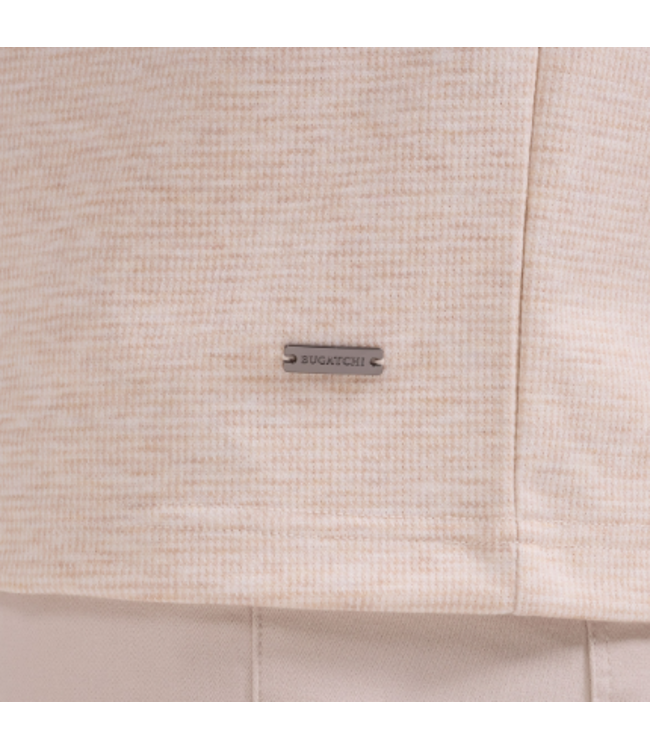 Sand Houndstooth 1/4 Zip