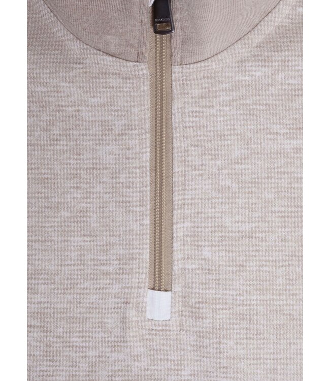Sand Houndstooth 1/4 Zip