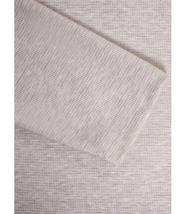 Sand Houndstooth 1/4 Zip