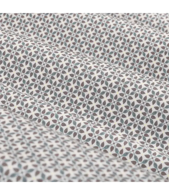 Modern Fit  Grey Print Shirt