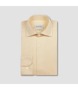 BUGATCHI Modern Fit Jojoba Yellow Solid  Shirt