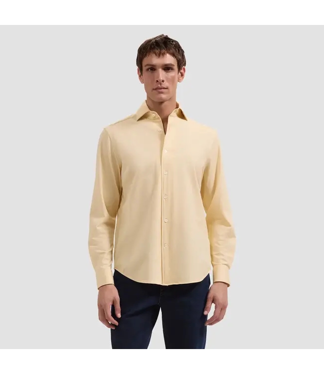 Modern Fit Jojoba Yellow Solid  Shirt