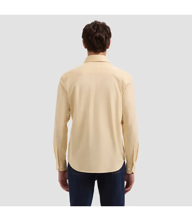 Modern Fit Jojoba Yellow Solid  Shirt