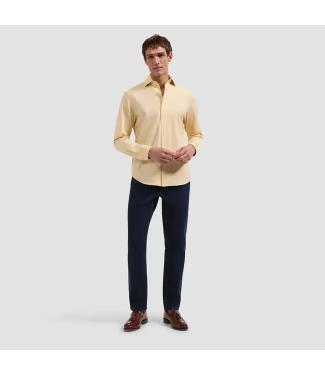 Modern Fit Jojoba Yellow Solid  Shirt