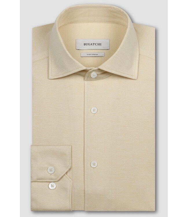 Modern Fit Jojoba Yellow Solid  Shirt