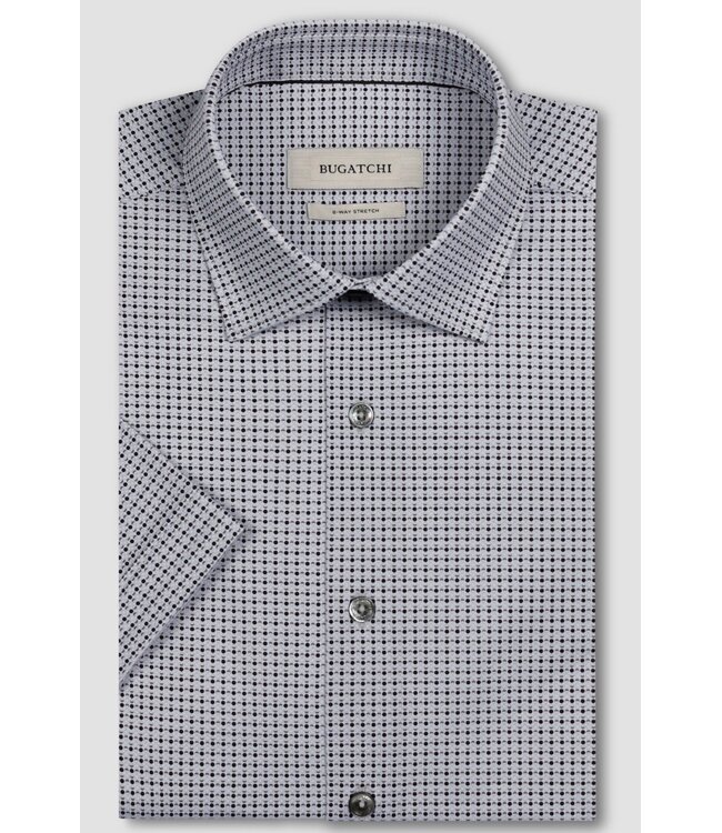 Modern Fit Platinum Dot Print Shirt