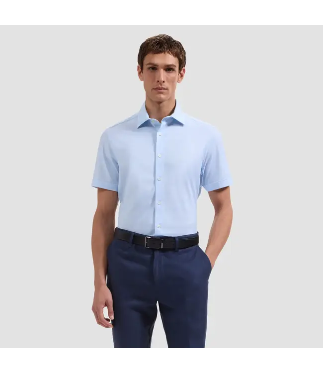 Modern Fit Ice Blue Shirt