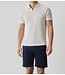 ROBERT BARAKETT Tan Isadore Open Collar Polo
