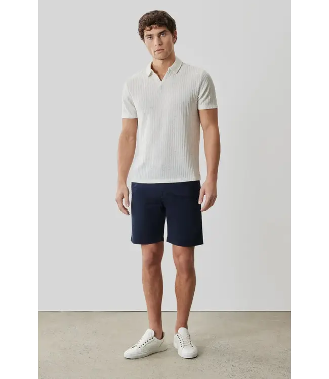 Tan Isadore Open Collar Polo