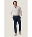 Slim Fit Navy Commuter Flat Front Pants