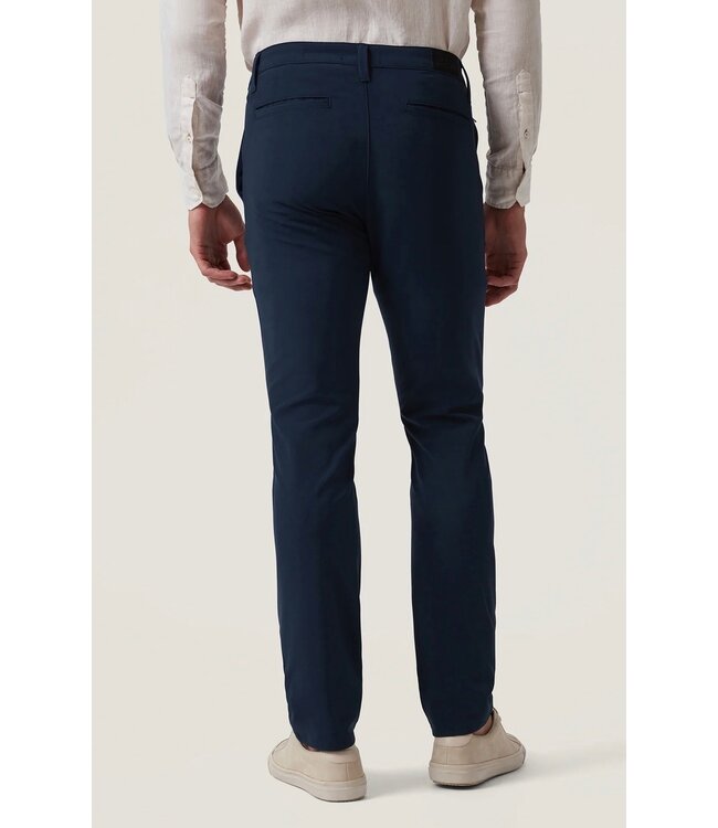 Slim Fit Navy Commuter Flat Front Pants