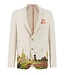 Slim Fit Linen Art Sport Coat