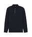 BUGATTI Navy Long Sleeve Polo