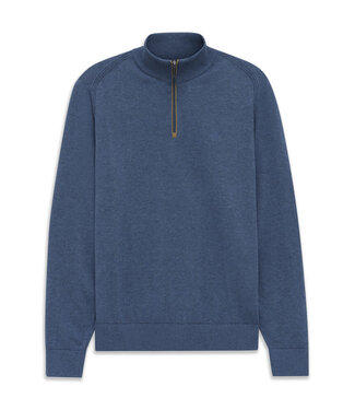 BUGATTI Mid Blue 1/4 Zip
