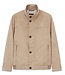 Tan Micro Suede Bomber Jacket