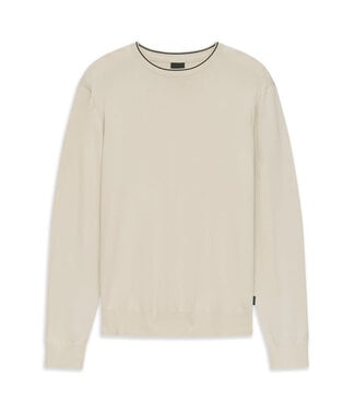 BUGATTI Ecru with Black Trim Sweater