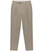 Slim Fit Tan Pleated Pants
