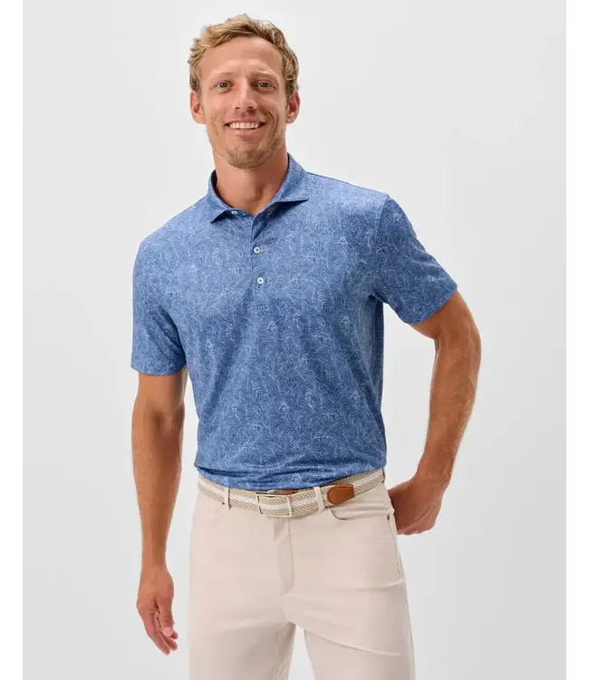 Navy Osmond Fern Polo