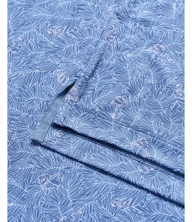 Navy Osmond Fern Polo