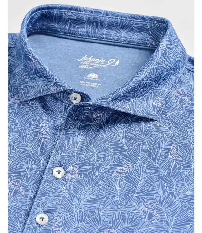 Navy Osmond Fern Polo