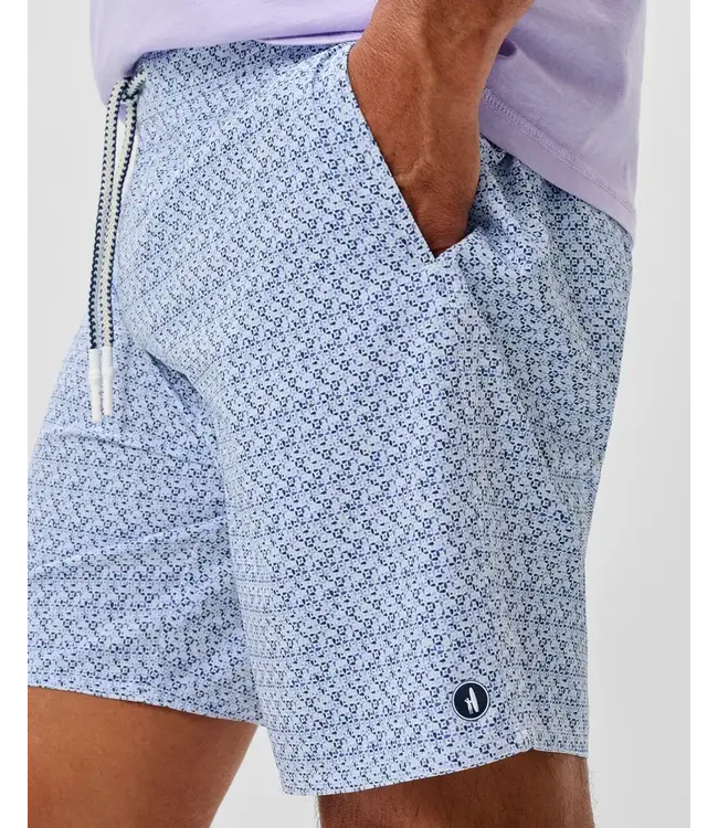 Navy Barcelona Swim Trunks