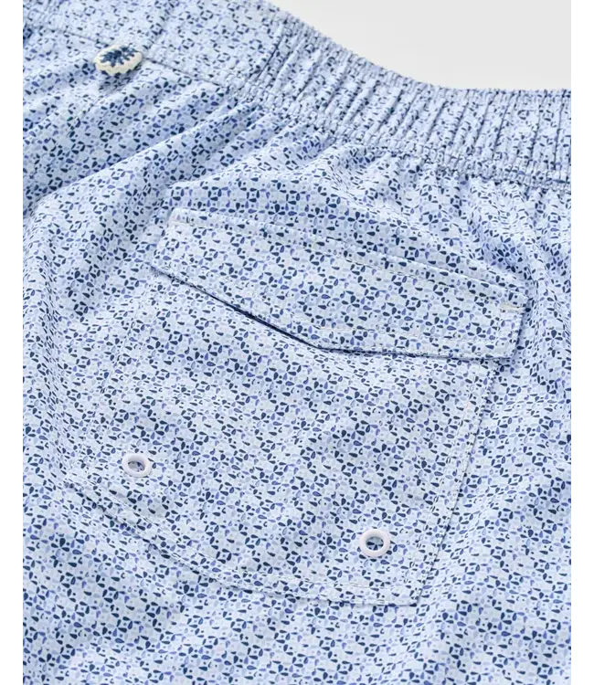 Navy Barcelona Swim Trunks