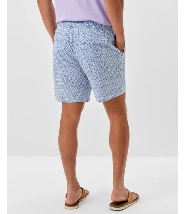 Navy Barcelona Swim Trunks