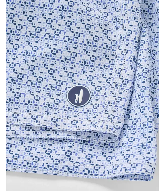 Navy Barcelona Swim Trunks