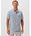 Classic Fit Indigo Ennis Striped Shirt