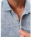 Classic Fit Indigo Ennis Striped Shirt