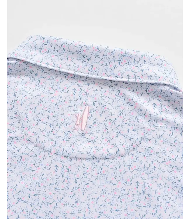 White Floral Kipler Polo