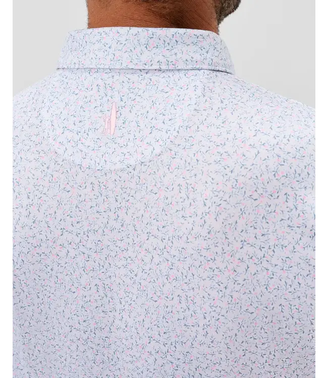 White Floral Kipler Polo