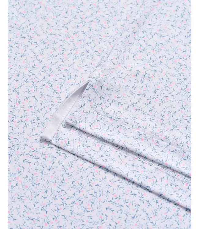 White Floral Kipler Polo