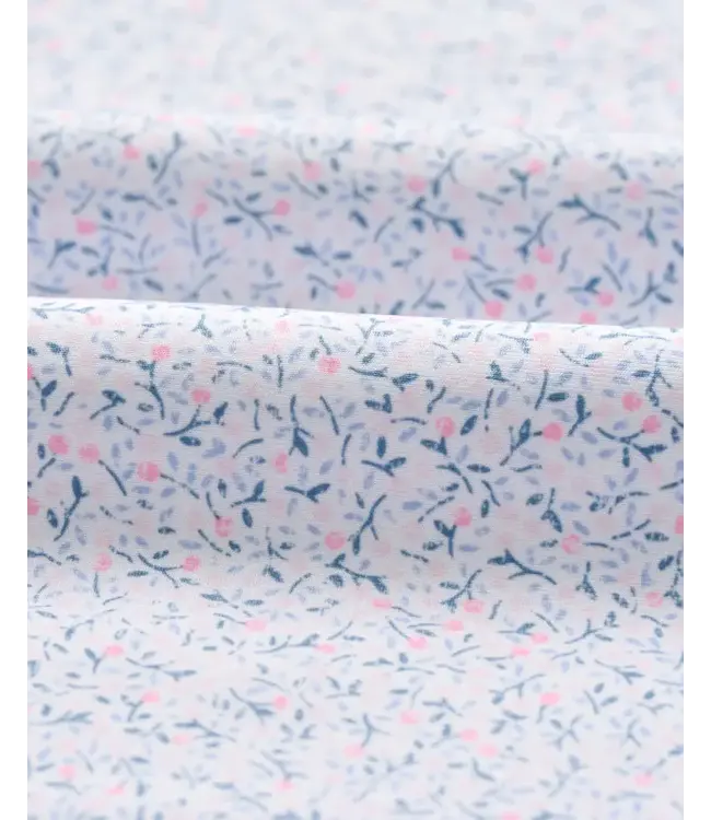 White Floral Kipler Polo