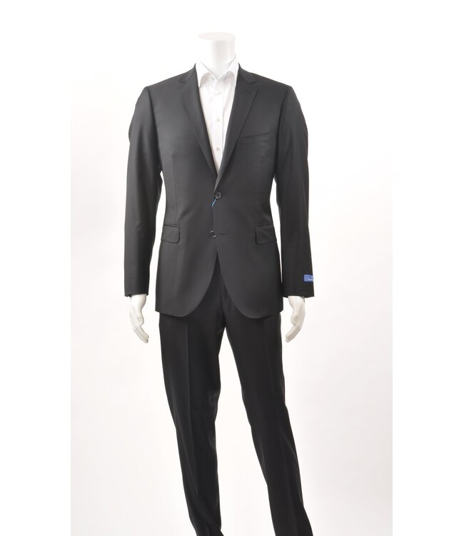 Modern Fit Black Super 100's Suit