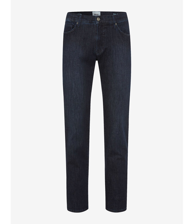 Slim Fit Dark Blue Hi-Flextreme Raw Used Jeans