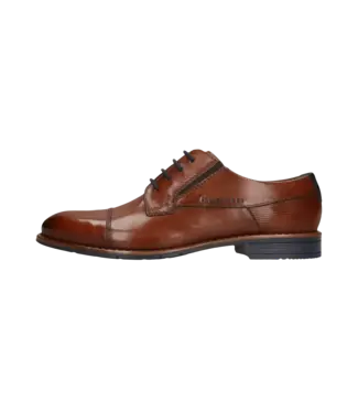 BUGATTI Cognac Lerio Dress Shoes