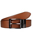 Mid Brown/Black Reversible Belt