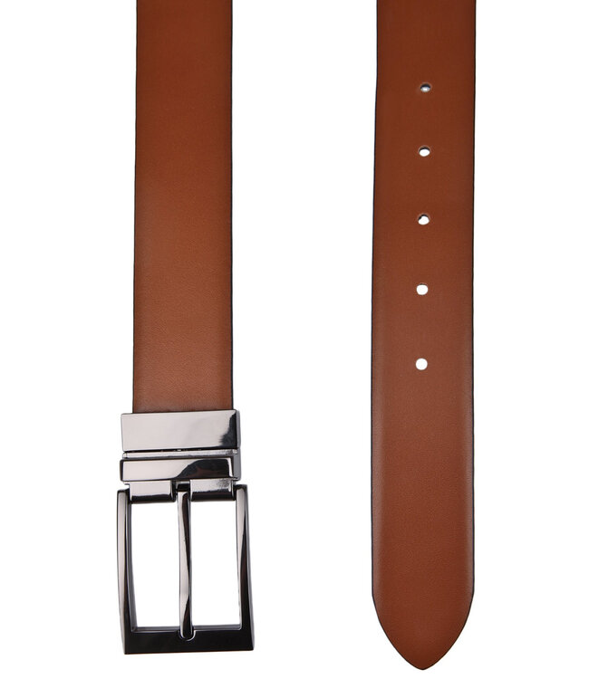 Mid Brown/Black Reversible Belt