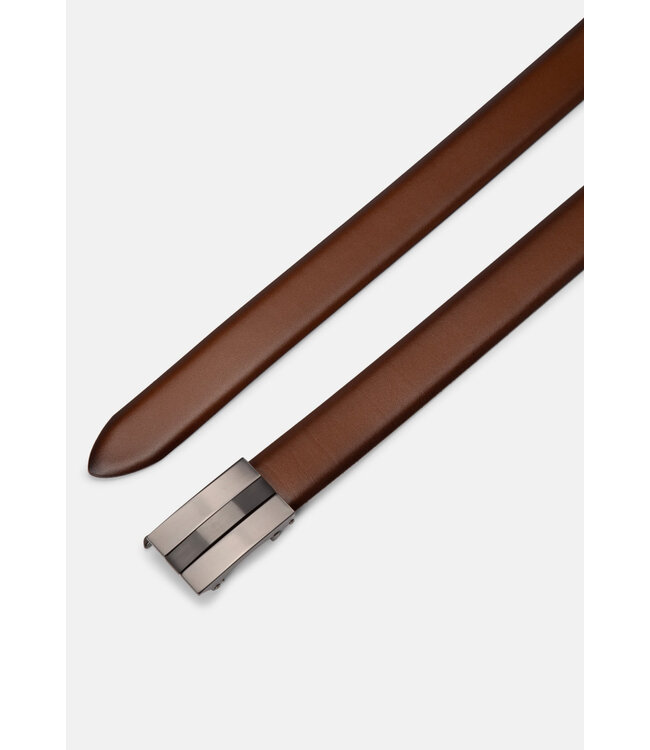 Cognac Automatic Buckle Belt
