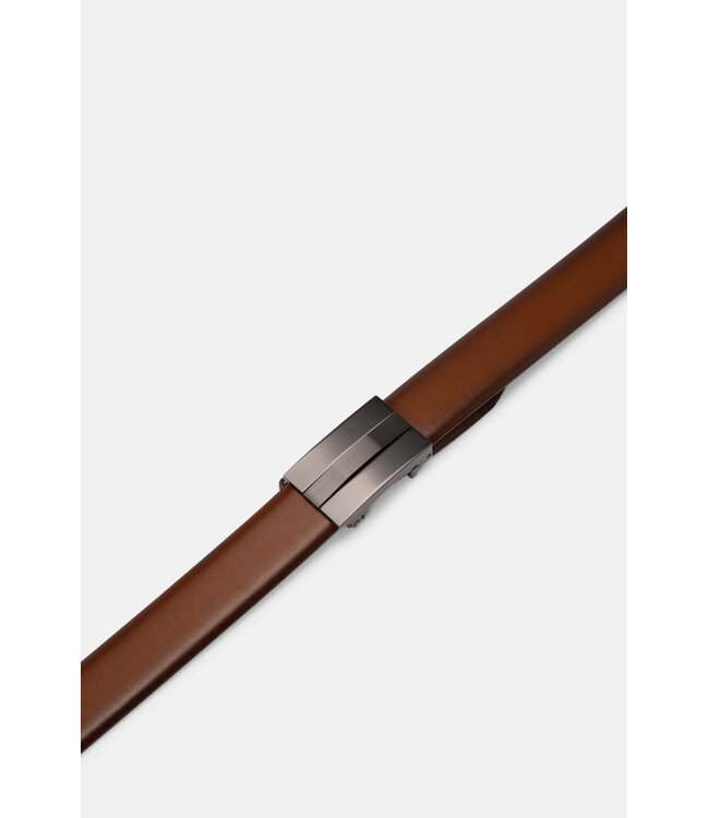 Cognac Automatic Buckle Belt