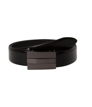 LLOYD Black Automatic Dark Buckle Belt