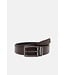 LLOYD Mahogany Domed Leather Belt