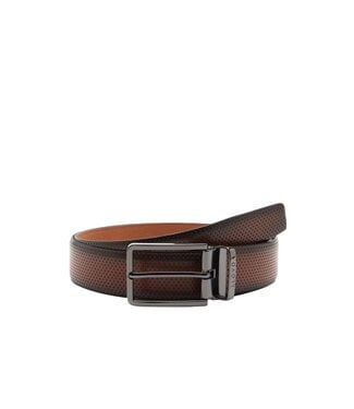 LLOYD Whisky Embossed Leather Belt