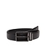 Black Embossed Leather Belt