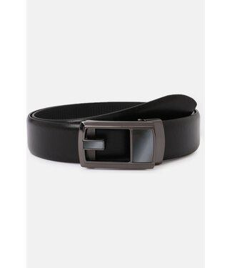 LLOYD Black Domed with Automatic Buckle  Belt