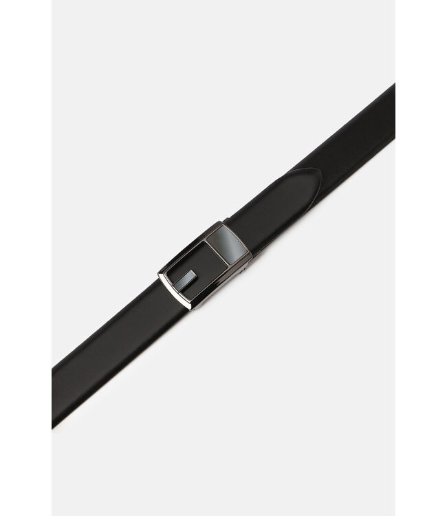 Black Domed with Automatic Buckle  Belt