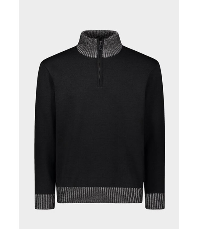 Black 1/4 Zip Sweater