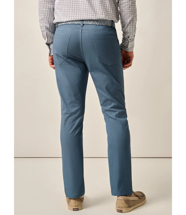 Classic Fit Lake Blue Atlas 5 Pocket Pants