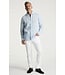 Modern Fit Blue Linen Shirt